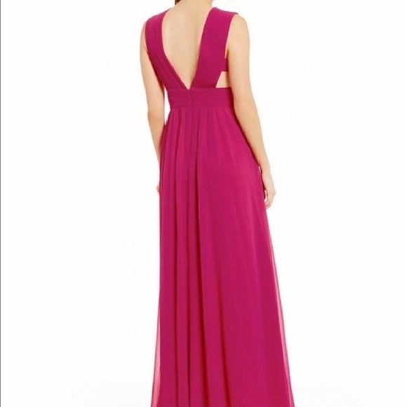Badgley Mischka Pink Maxi Dress - Picture 10 of 12